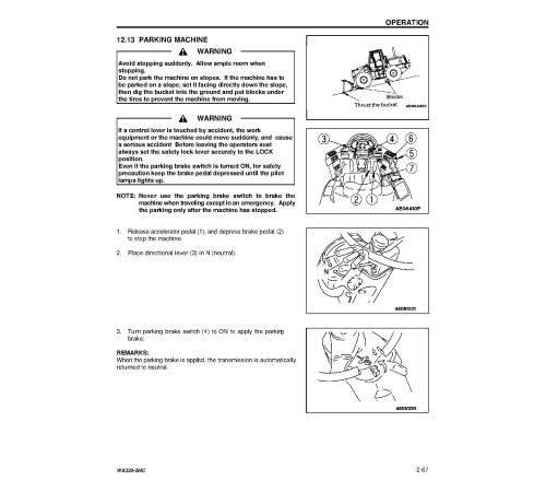 Komatsu WA320-3-MC (SN from A31001) 4WD Wheeled Loaders (Japan) Operate and Maintenance manual (CEAD003500) Komatsu WA320-3-MC (SN from A31001) 4WD Wheeled Loaders (Japan) Operate and Maintenance manual (CEAD003500)