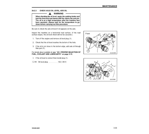 Komatsu WA420-3-MC (SN from A31001) 4WD Wheeled Loaders (Japan) Operate and Maintenance manual (CEAD003700) Komatsu WA420-3-MC (SN from A31001) 4WD Wheeled Loaders (Japan) Operate and Maintenance manual (CEAD003700)