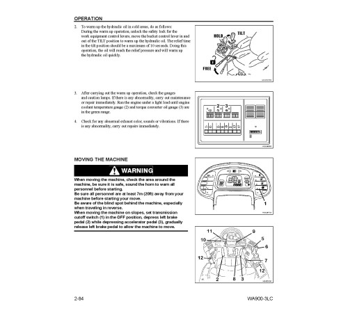 Komatsu WA900-3-LC (SN from A50001) 4WD Wheeled Loaders (USA) Operate and Maintenance manual (CEAD004002) Komatsu WA900-3-LC (SN from A50001) 4WD Wheeled Loaders (USA) Operate and Maintenance manual (CEAD004002)