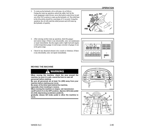 Komatsu WA800-3-LC (SN from A50001) 4WD Wheeled Loaders (USA) Operate and Maintenance manual (CEAD004101) Komatsu WA800-3-LC (SN from A50001) 4WD Wheeled Loaders (USA) Operate and Maintenance manual (CEAD004101)