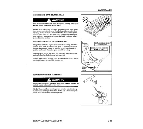 Komatsu D32E-1-A, D32P-1-A, D38E-1-A, D38P-1-A, D39E-1-A, D39P-1-A Crawler Dozers (USA) Operate and Maintenance manual (CEAD004300) Komatsu D32E-1-A, D32P-1-A, D38E-1-A, D38P-1-A, D39E-1-A, D39P-1-A Crawler Dozers (USA) Operate and Maintenance manual (CEAD004300)