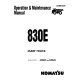 Komatsu 830E (SN: A30625-30649) Electric Dump Trucks (USA) Operate and Maintenance manual (CEAD006200)