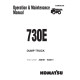 Komatsu 730E (SN: A30181-30211) Electric Dump Trucks (USA) Operate and Maintenance manual (CEAD006700)