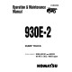 Komatsu 930E-2 (SN: A30181-30223) Electric Dump Trucks w.MTU/DDC 4000 engines (USA) Operate and Maintenance manual (CEAD006900)