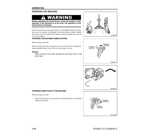 Komatsu PC300HD-7L and PC300LC-7L (SN from A85001) Crawler Excavators (USA) Operate and Maintenance manual (CEAD008802) Komatsu PC300HD-7L and PC300LC-7L (SN from A85001) Crawler Excavators (USA) Operate and Maintenance manual (CEAD008802)