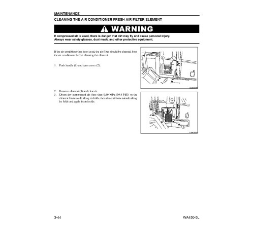 Komatsu WA450-5-L (SN from A36001) 4WD Wheeled Loaders (Japan) Operate and Maintenance manual (CEAD008901) Komatsu WA450-5-L (SN from A36001) 4WD Wheeled Loaders (Japan) Operate and Maintenance manual (CEAD008901)