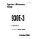 Komatsu 930E-3 (SN: A30304-30309) Electric Dump Trucks (USA) Operate and Maintenance manual (CEAD010200)