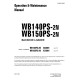 Komatsu WB140PS-2-N and WB150PS-2-N Backhoe Loaders (USA) Operate and Maintenance manual (CEAD010800)