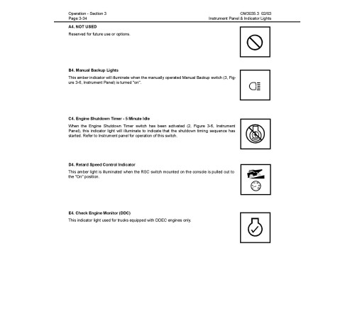 Komatsu 730E (SN: A30212-30259) Electric Dump Trucks (USA) Operate and Maintenance manual (CEAD011001) Komatsu 730E (SN: A30212-30259) Electric Dump Trucks (USA) Operate and Maintenance manual (CEAD011001)