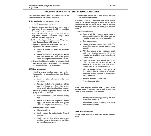 Komatsu 930E-2 (SN: A30292) Electric Dump Trucks (USA) Operate and Maintenance manual (CEAD011700) Komatsu 930E-2 (SN: A30292) Electric Dump Trucks (USA) Operate and Maintenance manual (CEAD011700)