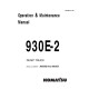 Komatsu 930E-2 (SN: A30300-30303) Electric Dump Trucks (USA) Operate and Maintenance manual (CEAD012100)