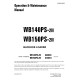 Komatsu WB140PS-2-N and WB150PS-2-N Backhoe Loaders (USA) Operate and Maintenance manual (CEAD012602)
