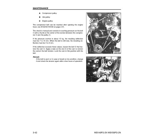 Komatsu WB140PS-2-N and WB150PS-2-N Backhoe Loaders (USA) Operate and Maintenance manual (CEAD012602) Komatsu WB140PS-2-N and WB150PS-2-N Backhoe Loaders (USA) Operate and Maintenance manual (CEAD012602)