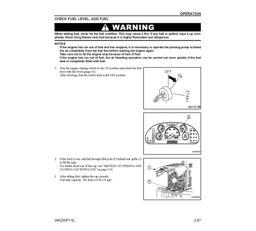 Komatsu WA200PT-5L (SN from A89001) Tool Cariers (Japan) Operate and Maintenance manual (CEAD013700) Komatsu WA200PT-5L (SN from A89001) Tool Cariers (Japan) Operate and Maintenance manual (CEAD013700)