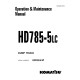 Komatsu HD785-5-LC (SN from A10316) Rigid Dump Trucks (USA) Operate and Maintenance manual (CEAD014100)