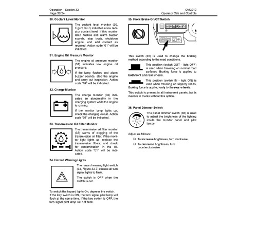 Komatsu HD785-5-LC (SN from A10316) Rigid Dump Trucks (USA) Operate and Maintenance manual (CEAD014100) Komatsu HD785-5-LC (SN from A10316) Rigid Dump Trucks (USA) Operate and Maintenance manual (CEAD014100)