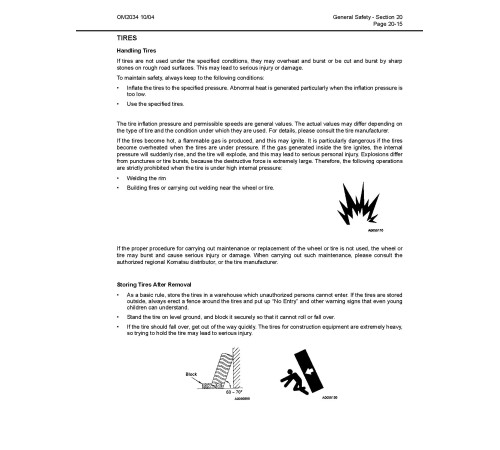 Komatsu 830E (SN: A30741-30815) Electric Dump Trucks (USA) Operate and Maintenance manual (CEAD015201) Komatsu 830E (SN: A30741-30815) Electric Dump Trucks (USA) Operate and Maintenance manual (CEAD015201)