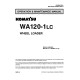 Komatsu WA120-1-LC (SN from A20001) 4WD Wheeled Loaders (Japan) Operate and Maintenance manual (CEADW16041)