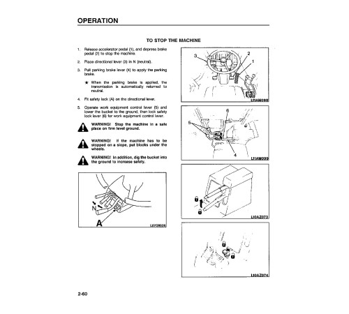 Komatsu WA250-1-LC (SN from A65001) 4WD Wheeled Loaders (Japan) Operate and Maintenance manual (CEADW18021) Komatsu WA250-1-LC (SN from A65001) 4WD Wheeled Loaders (Japan) Operate and Maintenance manual (CEADW18021)