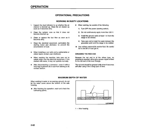 Komatsu WA320-1-LC (SN from A25001) 4WD Wheeled Loaders (Japan) Operate and Maintenance manual (CEADW19021) Komatsu WA320-1-LC (SN from A25001) 4WD Wheeled Loaders (Japan) Operate and Maintenance manual (CEADW19021)