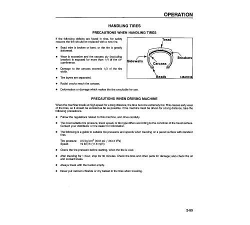 Komatsu WA500-1-L (SN from A20854) 4WD Wheeled Loaders (USA) Operate and Maintenance manual (CEAMW25010) Komatsu WA500-1-L (SN from A20854) 4WD Wheeled Loaders (USA) Operate and Maintenance manual (CEAMW25010)