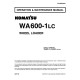 Komatsu WA600-1-LC (SN from A50001) 4WD Wheeled Loaders (USA) Operate and Maintenance manual (CEADW26030)
