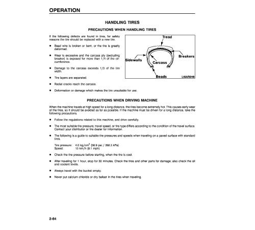 Komatsu WA600-1-LC (SN from A50001) 4WD Wheeled Loaders (USA) Operate and Maintenance manual (CEADW26030) Komatsu WA600-1-LC (SN from A50001) 4WD Wheeled Loaders (USA) Operate and Maintenance manual (CEADW26030)