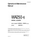 Komatsu WA250-6 (SN from A76001) 4WD Wheeled Loaders (USA) Operate and Maintenance manual (CEAM000502)