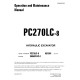 Komatsu PC270LC-8 (SN from A87001) Crawler Excavators (USA) Operate and Maintenance manual (CEAM007202)