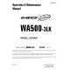 Komatsu WA500-3-LK (SN from A71001) 4WD Wheeled Loaders (Japan) Operate and Maintenance manual (CEAM008101)