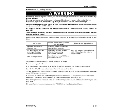Komatsu PC270LC-7L (SN from A86001) Crawler Excavators (USA) Operate and Maintenance manual (CEAM008702) Komatsu PC270LC-7L (SN from A86001) Crawler Excavators (USA) Operate and Maintenance manual (CEAM008702)