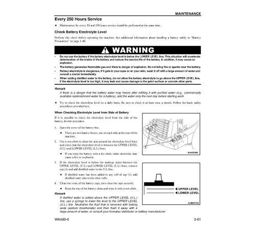 Komatsu WA480-6 (SN from A47001) 4WD Wheeled Loaders with 6D125E-5 engines (USA) Operate and Maintenance manual (CEAM009103) Komatsu WA480-6 (SN from A47001) 4WD Wheeled Loaders with 6D125E-5 engines (USA) Operate and Maintenance manual (CEAM009103)