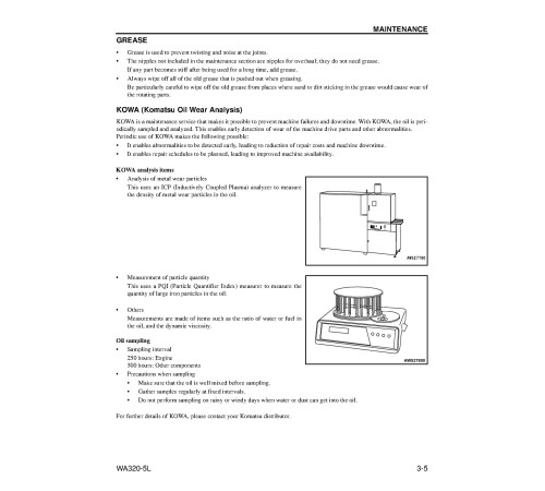 Komatsu WA320-5L (SN from A32001) 4WD Wheeled Loaders (Japan) Operate and Maintenance manual (CEAM012202) Komatsu WA320-5L (SN from A32001) 4WD Wheeled Loaders (Japan) Operate and Maintenance manual (CEAM012202)