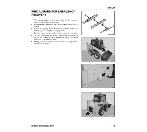 Komatsu SK1020-5-NA (SN from A60001) Skid Steer Loaders (USA) Operate and Maintenance manual (CEAM013902) Komatsu SK1020-5-NA (SN from A60001) Skid Steer Loaders (USA) Operate and Maintenance manual (CEAM013902)