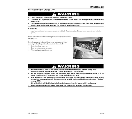Komatsu SK1026-5-N (SN from A80001) Skid Steer Loaders (USA) Operate and Maintenance manual (CEAM014301) Komatsu SK1026-5-N (SN from A80001) Skid Steer Loaders (USA) Operate and Maintenance manual (CEAM014301)