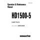 Komatsu HD1500-5 (SN: A30079-30160) Rigid Dump Trucks (USA) Operate and Maintenance manual (CEAM014503)