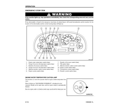 Komatsu HM400-1-L (SN from A10001) Articulated Dump Trucks (USA) Operate and Maintenance manual (CEAM015102) Komatsu HM400-1-L (SN from A10001) Articulated Dump Trucks (USA) Operate and Maintenance manual (CEAM015102)