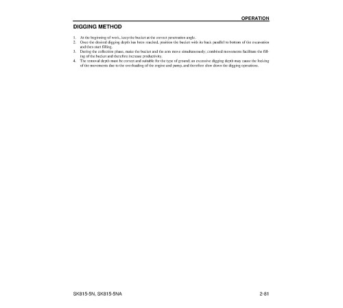 Komatsu SK815-5N (SN:A30001-), SK815-5NA (SN:A10001-) Skid Steer Loaders (USA) Operate and Maintenance manual (CEAM016102) Komatsu SK815-5N (SN:A30001-), SK815-5NA (SN:A10001-) Skid Steer Loaders (USA) Operate and Maintenance manual (CEAM016102)