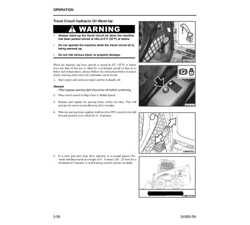 Komatsu SK820-5-N (SN from A40001) Skid Steer Loaders with S4D84E-1FD engines (USA) Operate and Maintenance manual (CEAM016201) Komatsu SK820-5-N (SN from A40001) Skid Steer Loaders with S4D84E-1FD engines (USA) Operate and Maintenance manual (CEAM016201)