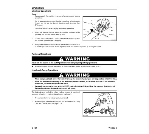Komatsu WA380-6 (SN: A53001-53999) 4WD Wheeled Loaders with 6D107E-1 engines (USA) Operate and Maintenance manual (CEAM017204) Komatsu WA380-6 (SN: A53001-53999) 4WD Wheeled Loaders with 6D107E-1 engines (USA) Operate and Maintenance manual (CEAM017204)