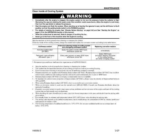 Komatsu HM350-2 (SN from A11001) Articulated Dump Trucks (USA) Operate and Maintenance manual (CEAM017703) Komatsu HM350-2 (SN from A11001) Articulated Dump Trucks (USA) Operate and Maintenance manual (CEAM017703)