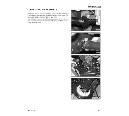 Komatsu WB142-5 (SN from A13001) Backhoe Loaders (USA) Operate and Maintenance manual (CEAM018501) Komatsu WB142-5 (SN from A13001) Backhoe Loaders (USA) Operate and Maintenance manual (CEAM018501)