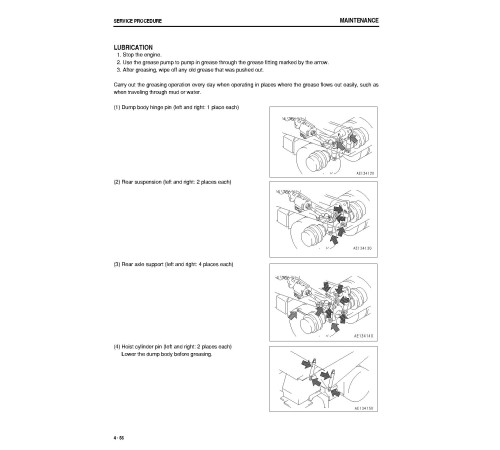 Komatsu HD785-7 (SN: A10001-10143; A10145-10223) Rigid Dump Trucks (USA) Operate and Maintenance manual (CEAM018608) Komatsu HD785-7 (SN: A10001-10143; A10145-10223) Rigid Dump Trucks (USA) Operate and Maintenance manual (CEAM018608)