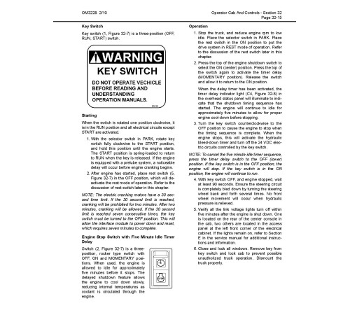 Komatsu 830E-AC (SN: A30036-30071; A30079-30108) Electric Dump Trucks (USA) Operate and Maintenance manual (CEAM018802) Komatsu 830E-AC (SN: A30036-30071; A30079-30108) Electric Dump Trucks (USA) Operate and Maintenance manual (CEAM018802)