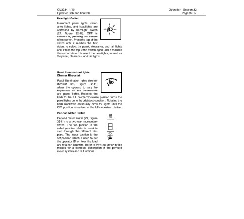 Komatsu 730E (SN: A30539-30551) Electric Dump Trucks (USA) Operate and Maintenance manual (CEAM020001) Komatsu 730E (SN: A30539-30551) Electric Dump Trucks (USA) Operate and Maintenance manual (CEAM020001)