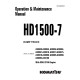 Komatsu HD1500-7 (SN: A30049-30108) Rigid Dump Trucks with SDA12V160 engines (USA) Operate and Maintenance manual (CEAM020605)