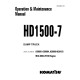 Komatsu HD1500-7 (SN: A30091-30094; A30099-30103) Rigid Dump Trucks w.SDA12V160 Engines Operate&Maintenance manual (CEAM021704)