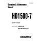 Komatsu HD1500-7 (SN from A30109) Rigid Dump Trucks with SDA12V160 Engines (USA) Operate and Maintenance manual (CEAM023003)