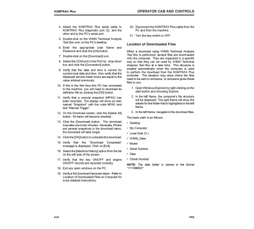 Komatsu 730E (SN:A30603;A30610-30616;A30621;A30628-30629;A30632) Electric Dump Trucks Operate and Maintenance manual (CEAM024802) Komatsu 730E (SN:A30603;A30610-30616;A30621;A30628-30629;A30632) Electric Dump Trucks Operate and Maintenance manual (CEAM024802)