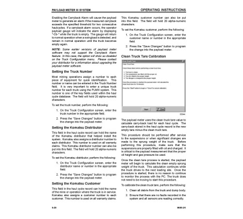 Komatsu 960E-2-K (SN from A50011) Electric Dump Trucks (USA) Operate and Maintenance manual (CEAM026401) Komatsu 960E-2-K (SN from A50011) Electric Dump Trucks (USA) Operate and Maintenance manual (CEAM026401)